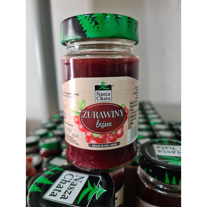 Żurawiny leśne niskosłodzone 230g