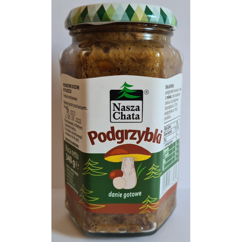 Podgrzybki danie gotowe 340g Podgrzybki danie gotowe 340g