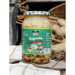 Kapusta kwaszona z grzybami leśnymi 850g