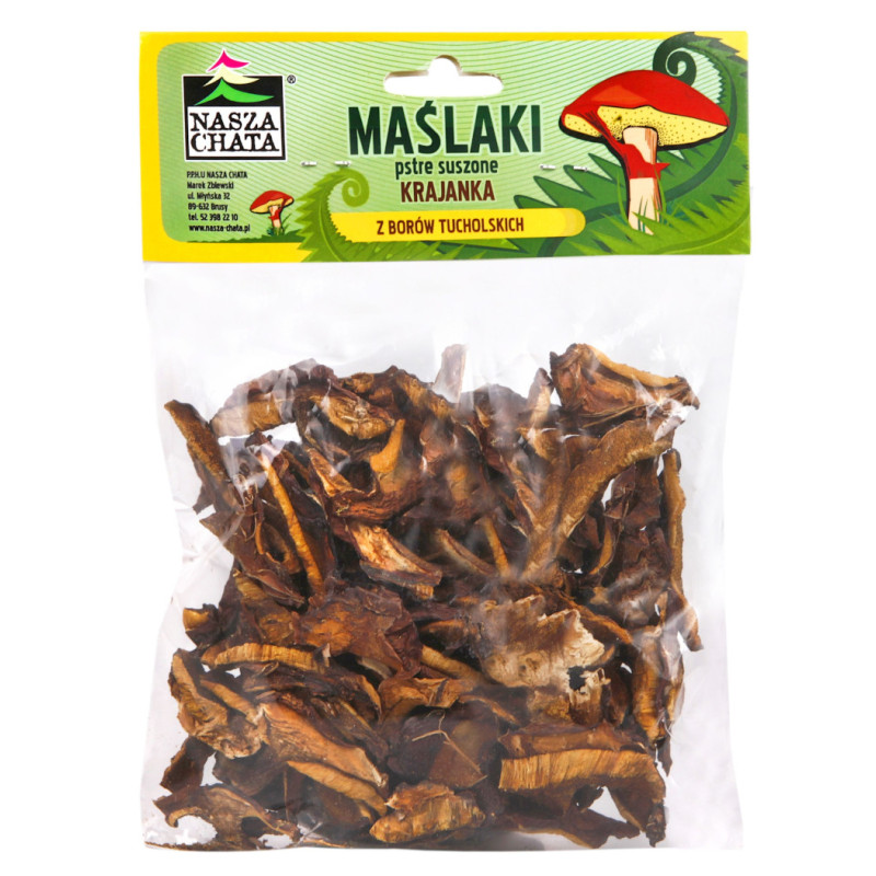 Maślaki suszone krajanka kl.I 40g Maślaki suszone krajanka kl.I 40g