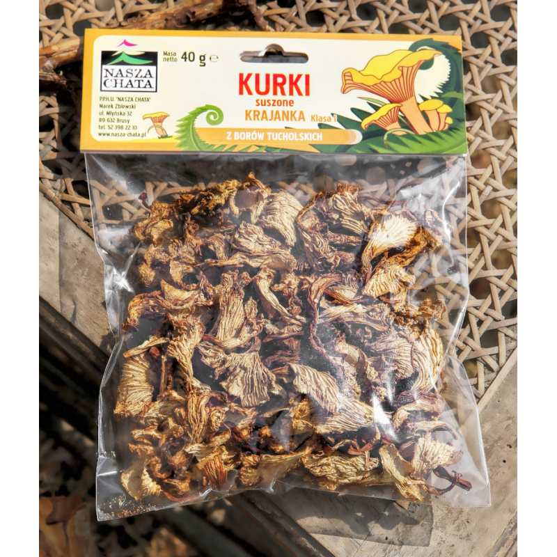 Kurki suszone krajanka kl.I 40g Kurki suszone krajanka kl.I 40g